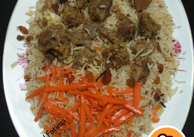 Afghani Kabuli Pulao Delicious Easy Mutton Kabuli Pulao Recipe