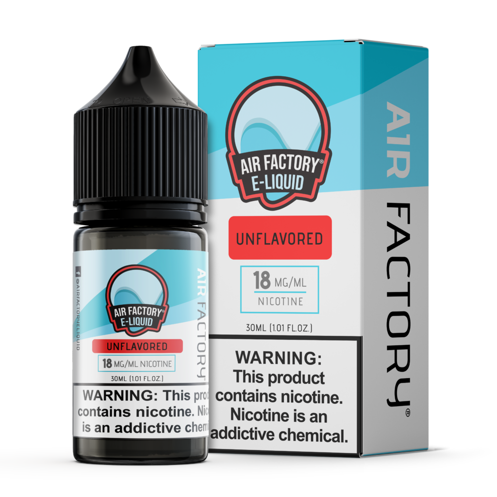 Air Factory Unflavored 30Ml Nic Salt Vape Juice 36Mg Element Vape