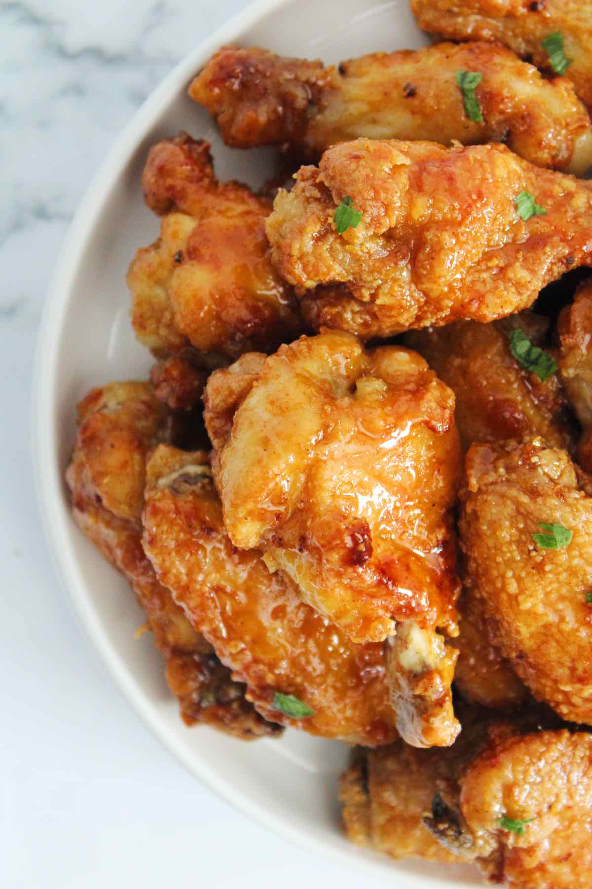 Air Fryer Honey Garlic Chicken Wings The Six Figure Dish