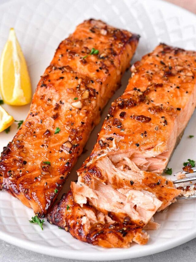 Air Fryer Honey Garlic Salmon Simply Air Fryer