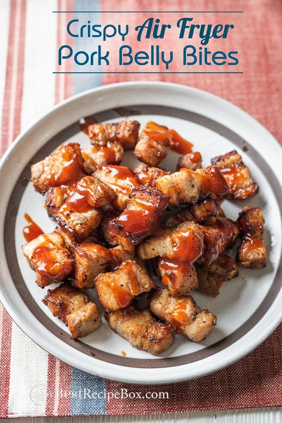 Air Fryer Pork Belly Bites Recipe