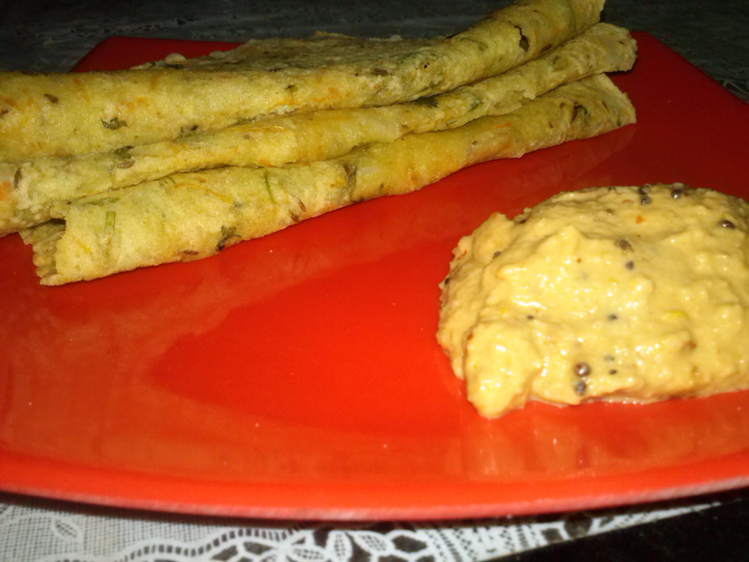 Akki Roti With Urad Dal Chutney Cooking From Heart