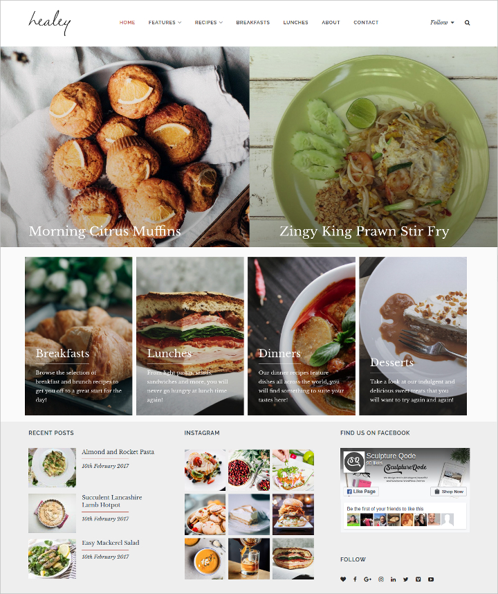 All Recipes Recipe Html5 Responsive Website Template