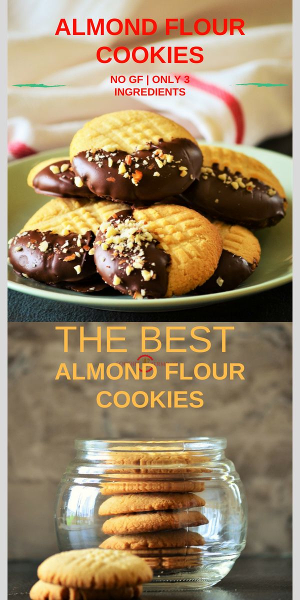 Almond Flour Cookies Only 3 Ingredients