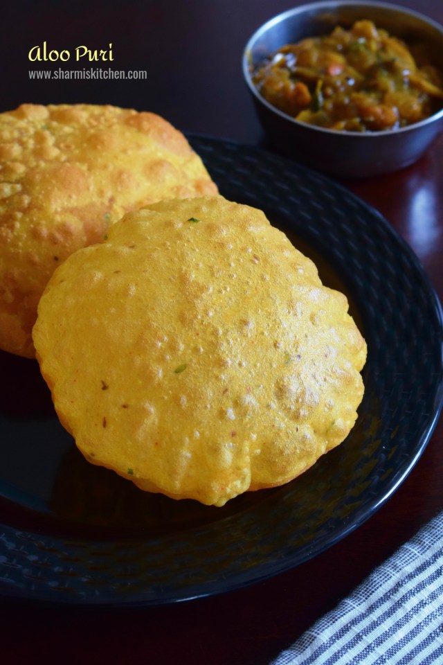 Aloo Puri Recipe Potato Puri Soft And Crispy Poori