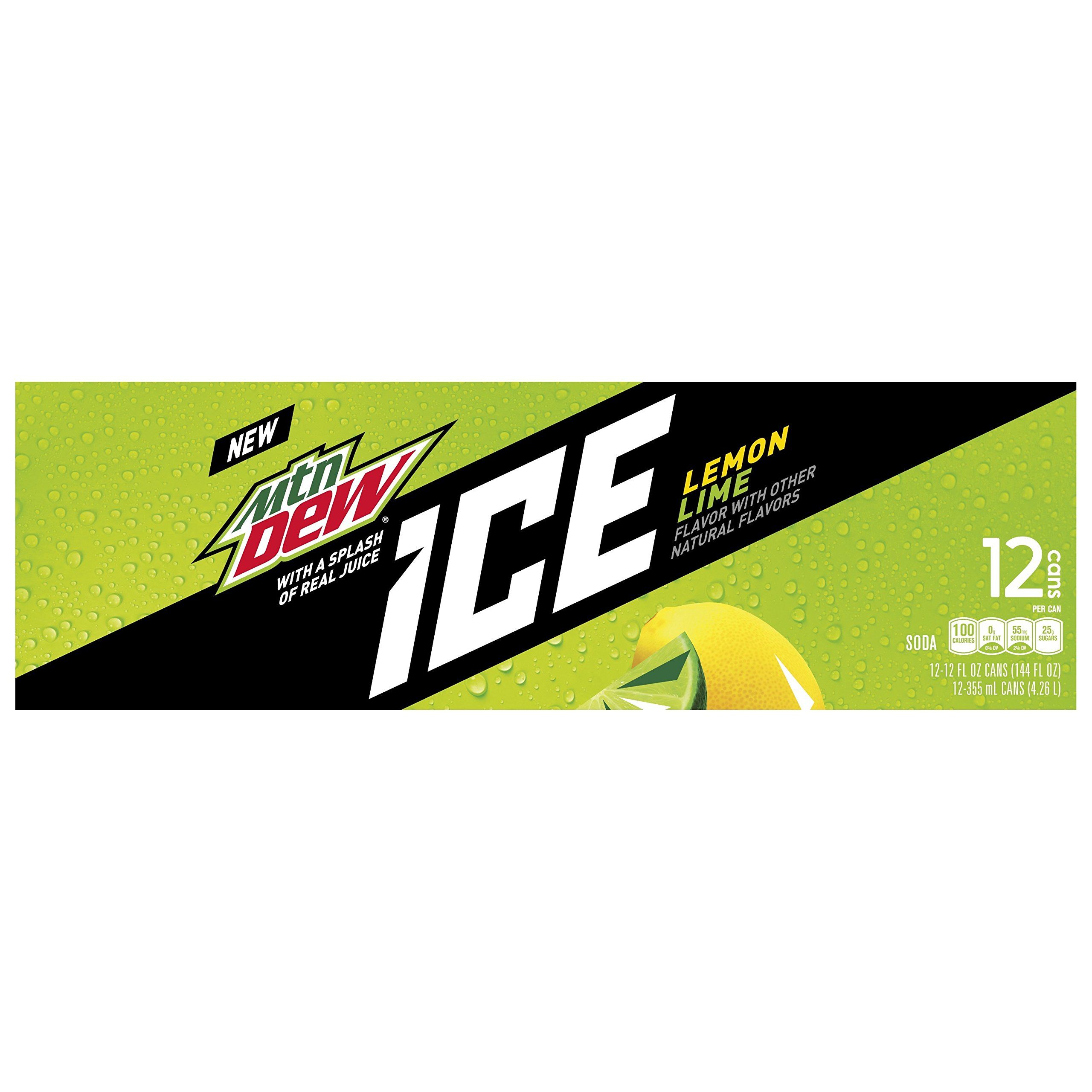 Amazon Com Mountain Dew Ice 7 5 Fl Oz Sample Grocery Gourmet Food