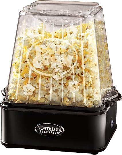 Amazon Com Nostalgia Electrics Tpm 100Blk 6 Quart Stirring Theater