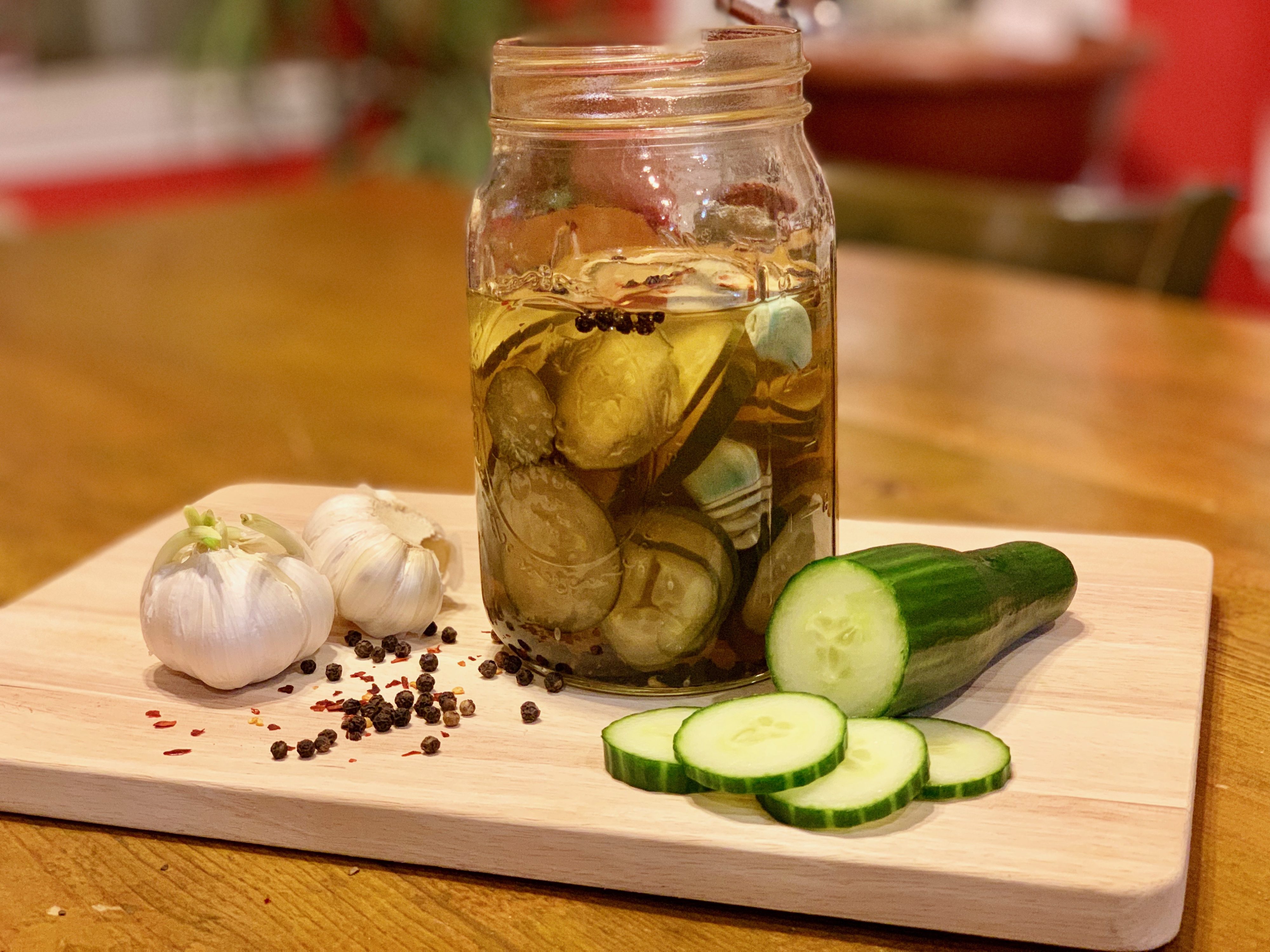 Apple Cider Vinegar Dill Pickles