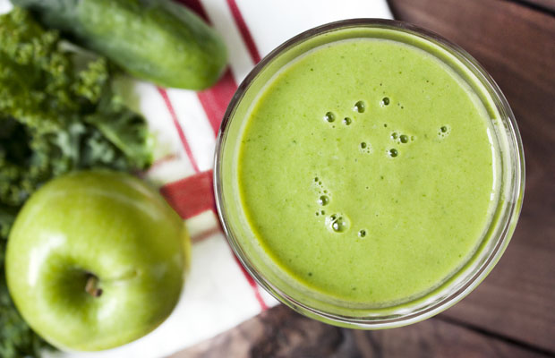 Apple Kale Green Smoothie Recipe Protein Shake Recipes Green