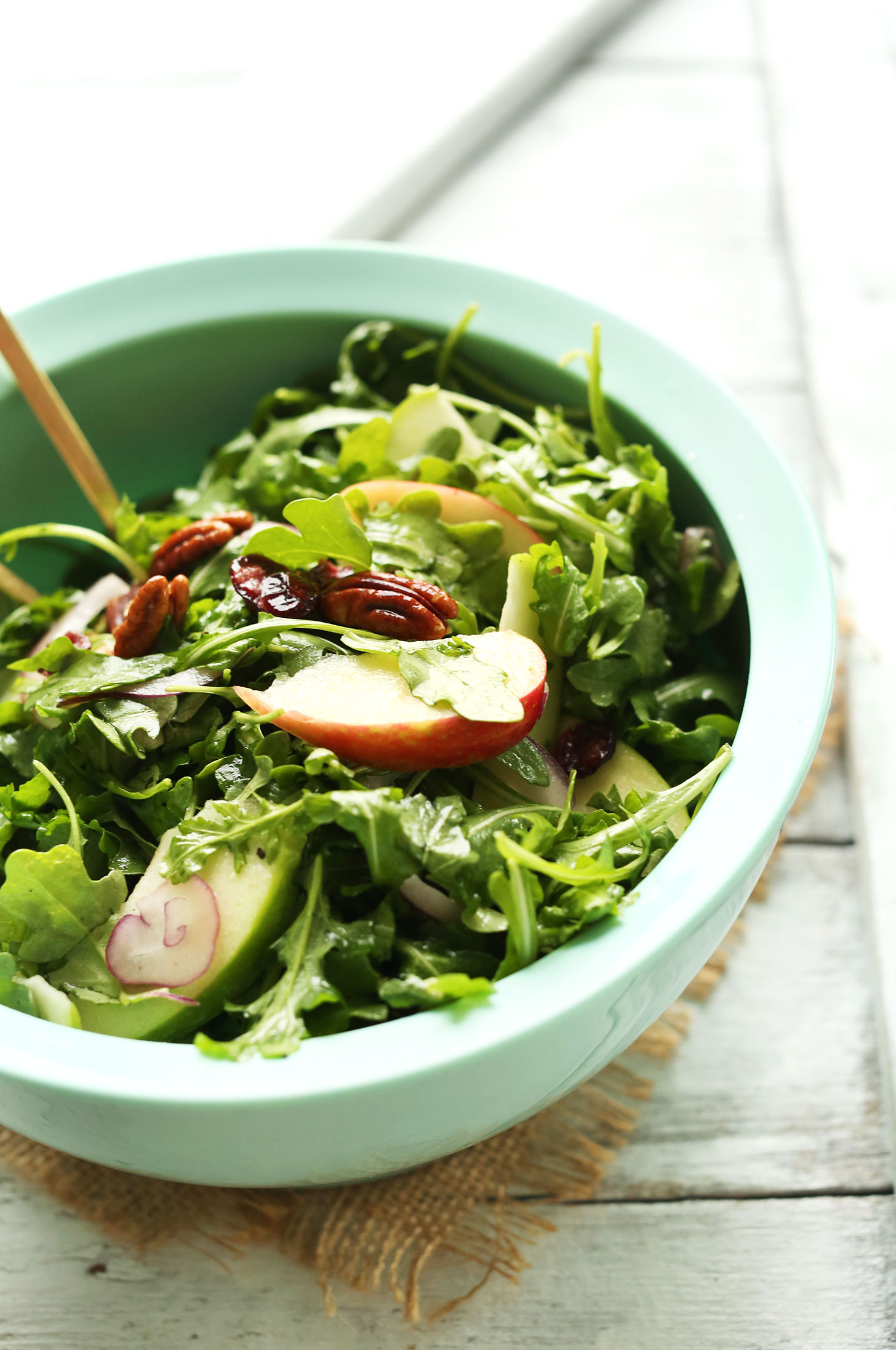 Apple Pecan Arugula Salad Minimalist Baker Recipes