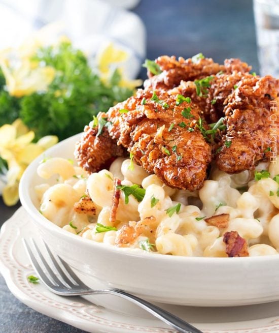 Applebee S Four Cheese Mac Cheese With Honey Pepper Chicken Copycat