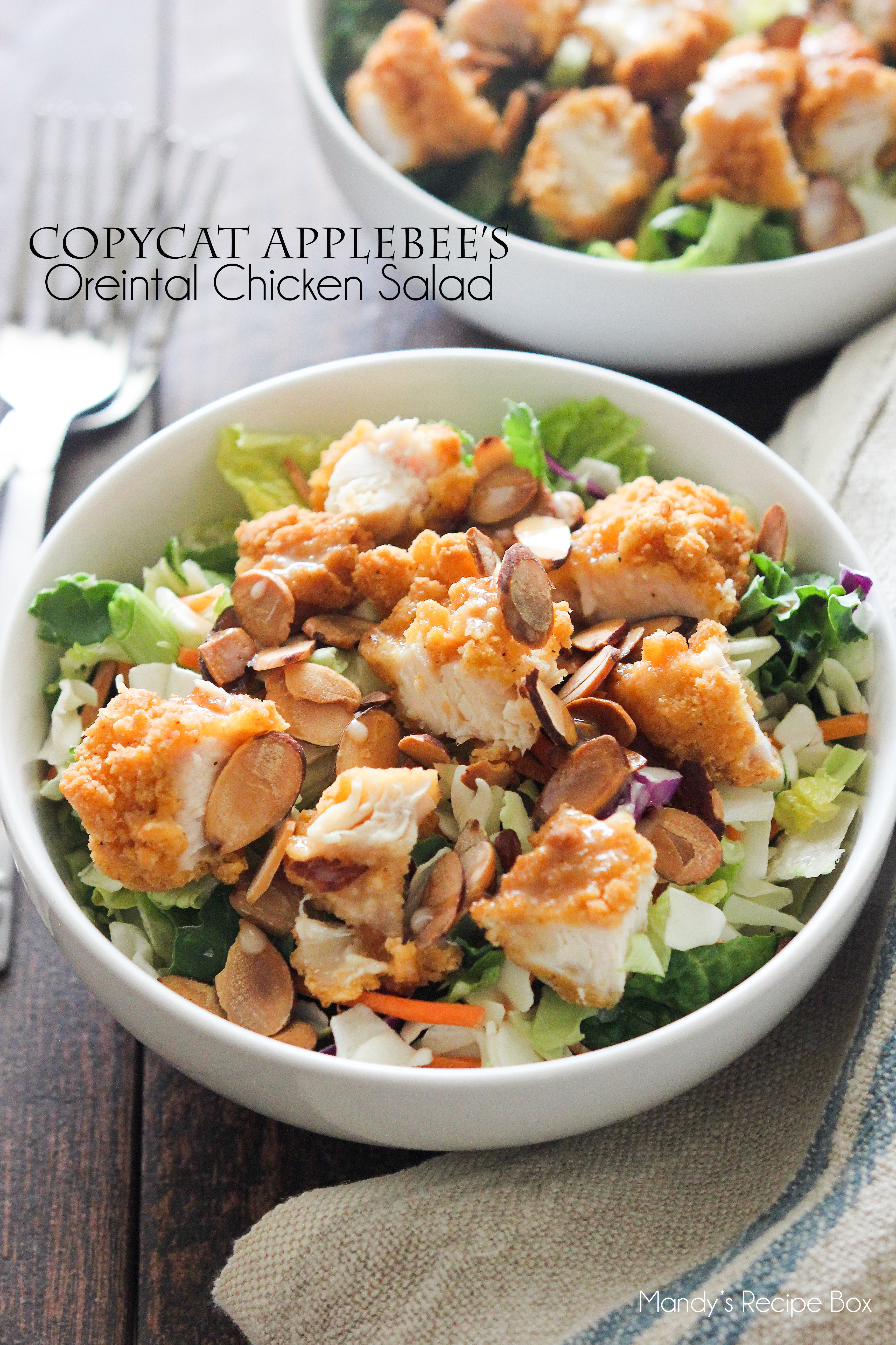 Applebee S Oriental Chicken Salad With Oriental Dressing