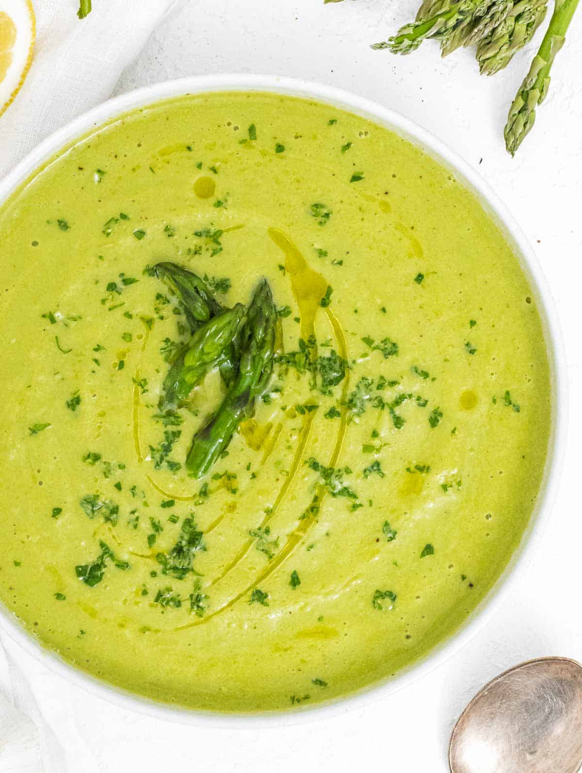 Asparagus Soup Plant Based School