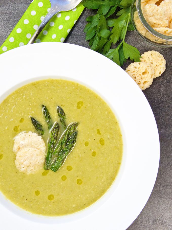 Asparagus Soup Recipe With Wine Cheese Homemade Yummy