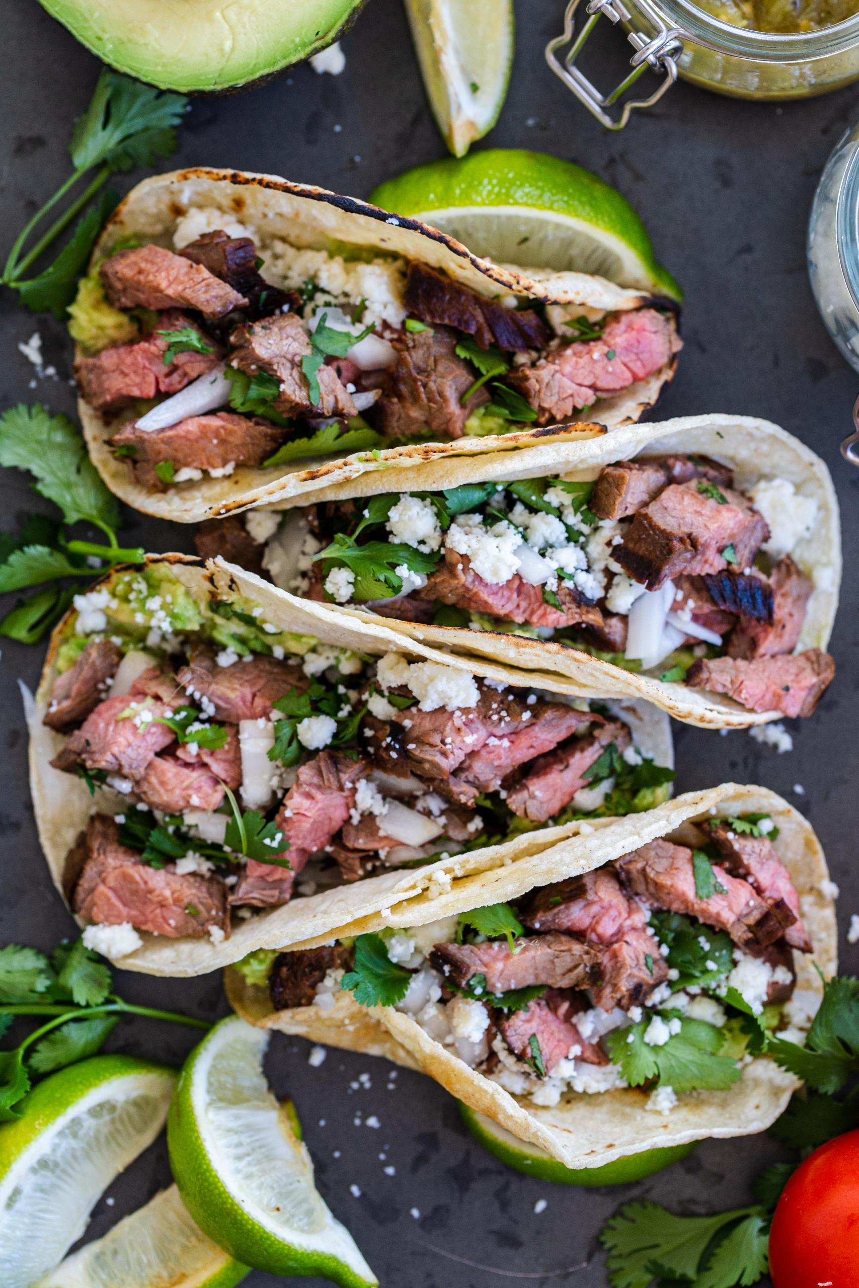 Authentic Carne Asada Street Tacos Natashaskitchen Com