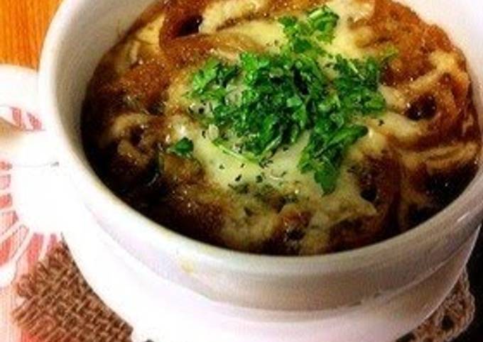 Authentic Onion Gratin Soup Recipe Recipe Mine