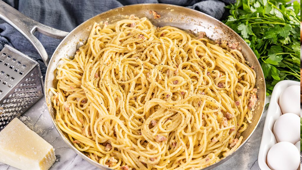 Authentic Pasta Carbonara Recipe Yellowblissroad Com