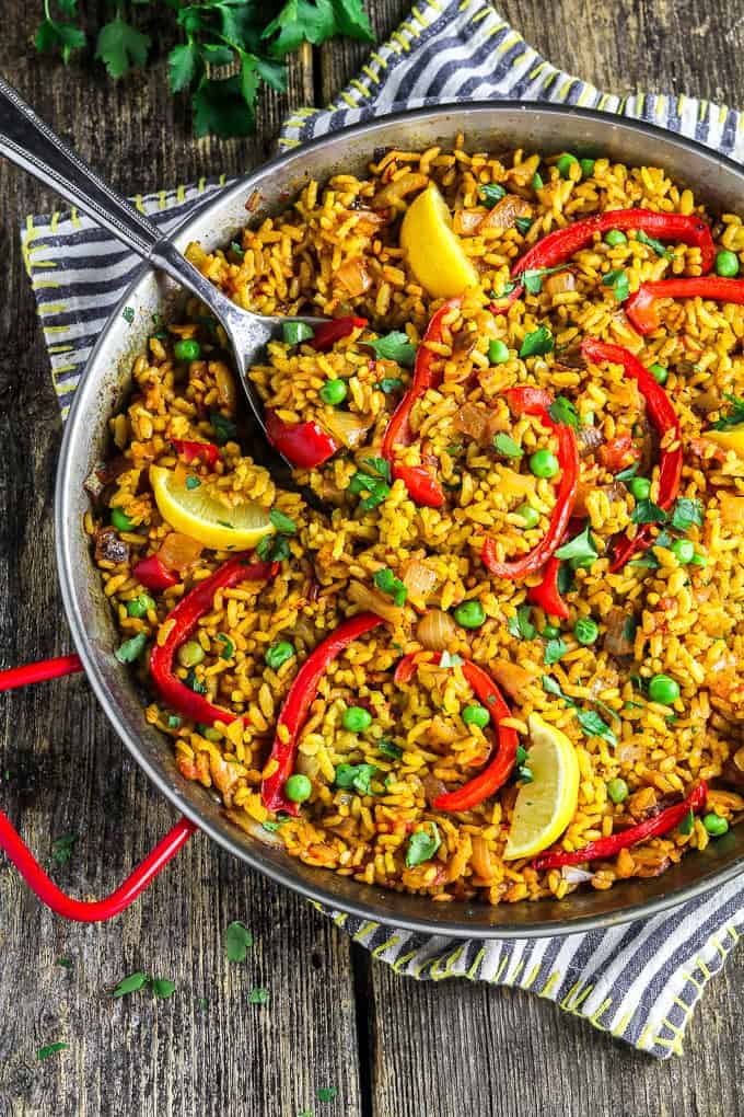 Authentic Spanish Vegetarian Paella Recipe Home Alqu