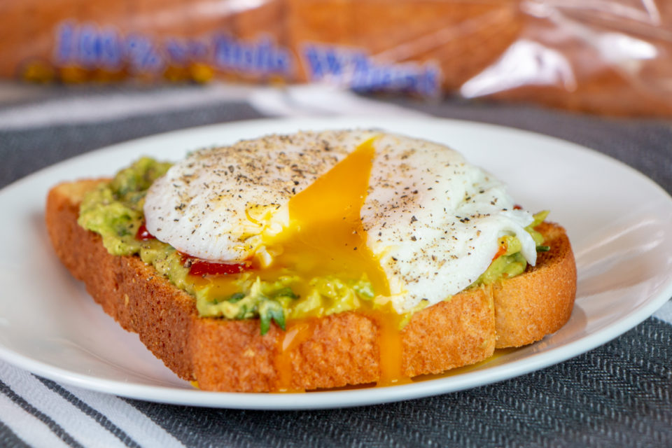 Avocado Toast With Poached Egg Martin S Famous Potato Rolls And Bread