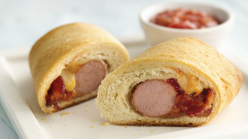 Bacon Burrito Crescent Dogs Recipe From Pillsbury Com