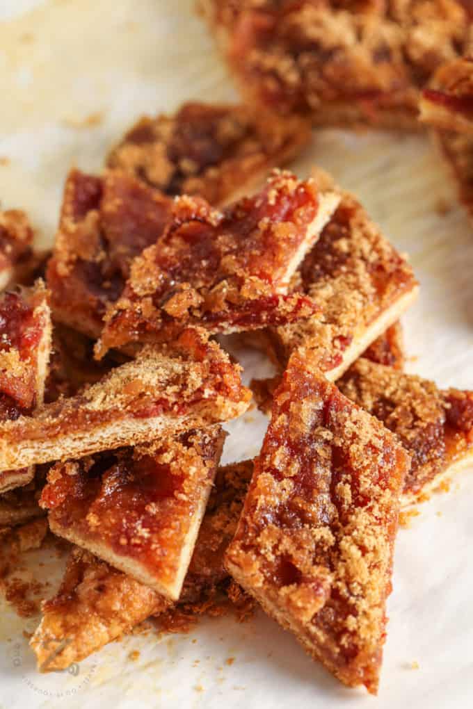 Bacon Crack Easy 4 Ingredient Recipe Our Zesty Life