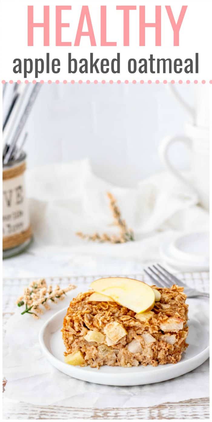 Baked Apple Oatmeal Healthy Yummy Fivehearthome