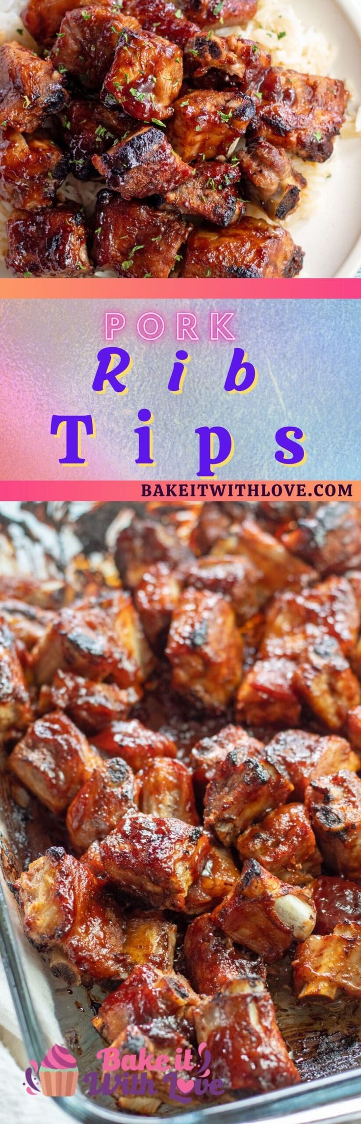 Baked Bbq Pork Rib Tips Bake It With Love