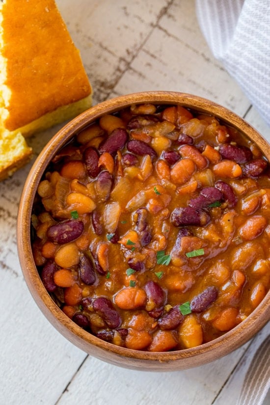 Baked Bean Recipe Using Canned Beans Crock Pot Bryont Blog