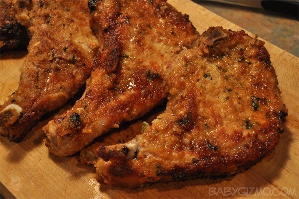 Baked Breaded Pork Chops