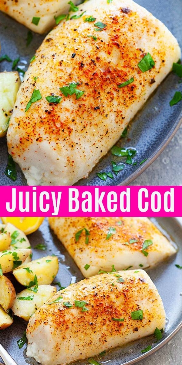 Baked Cod Juicy Lemon Baked Cod Recipe Rasa Malaysia Fish