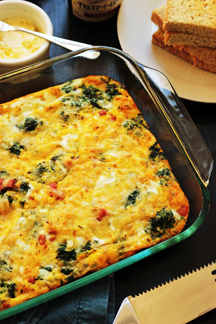 Baked Eggs Florentine Casserole Dhaverkate