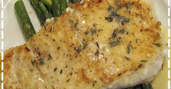 Baked Halibut With Lemon Butter Sauce Recipe Halibut Recipes Recipes Fish Recipes