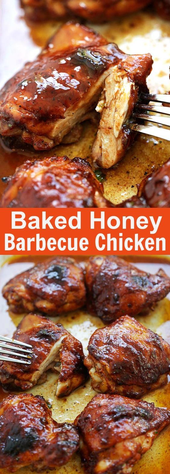 Baked Honey Barbecue Chicken Easy Delicious Recipes