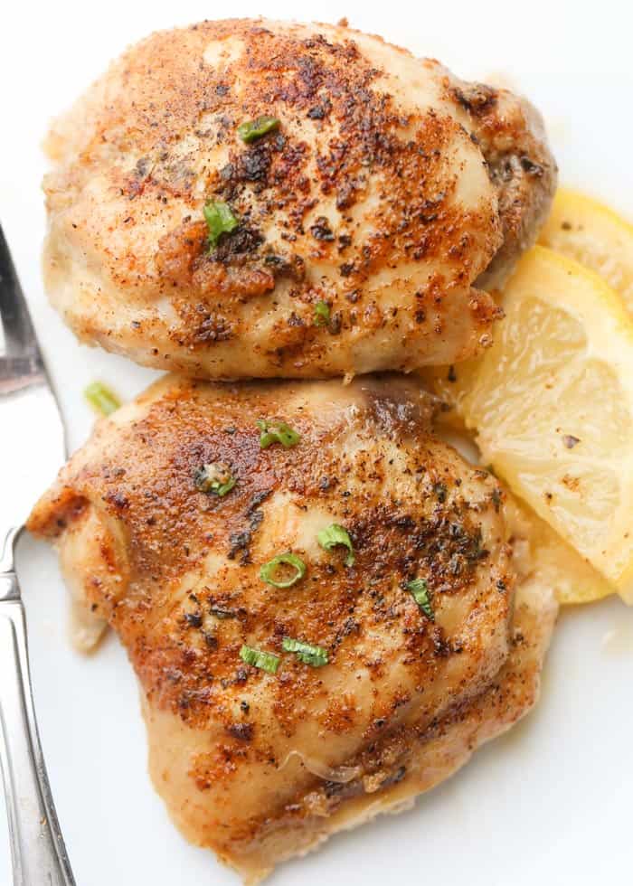 Baked Lemon Butter Chicken Thighs Valentina Amp 39 S Corner