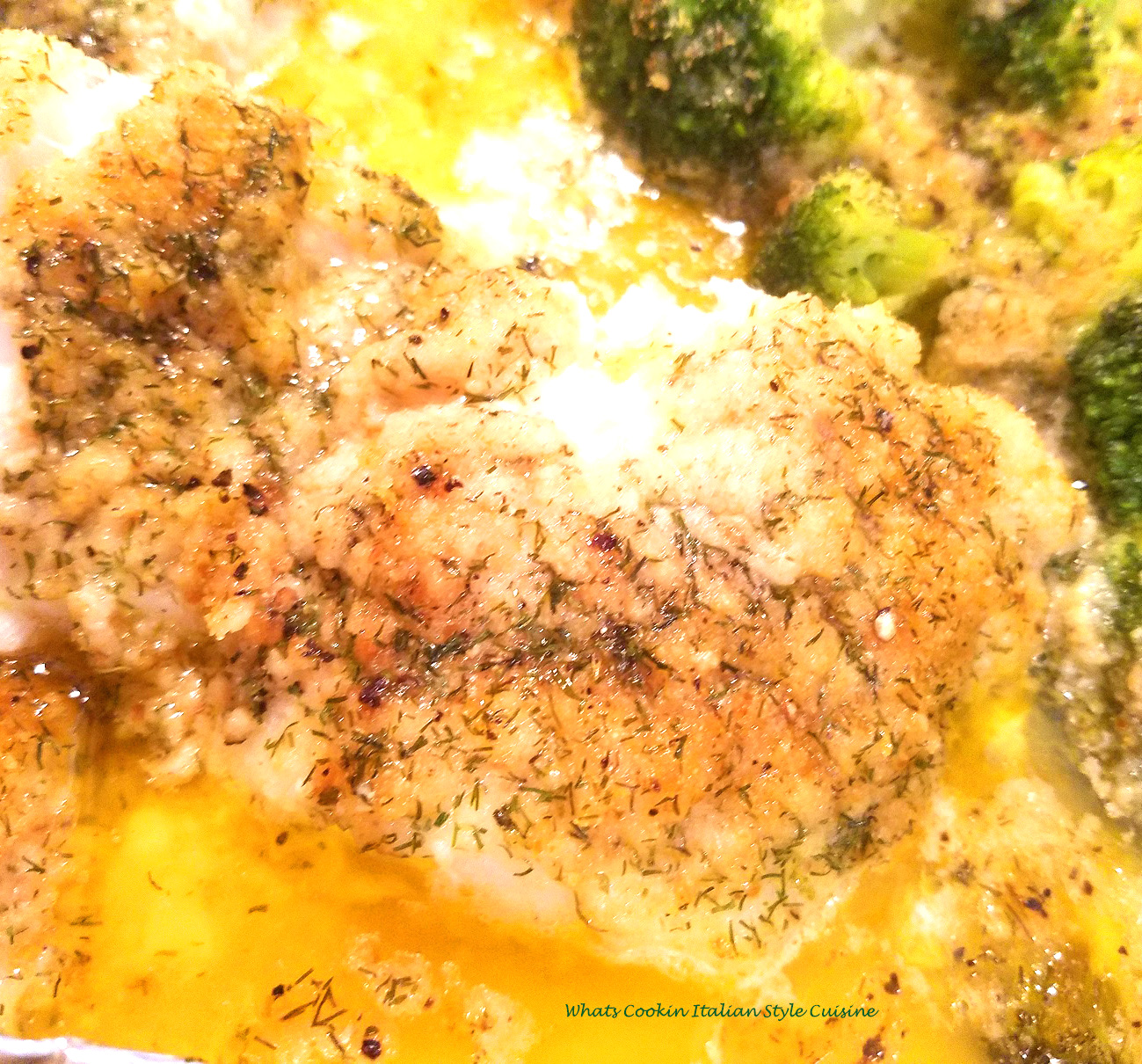 Baked Lemon Dill Chilean Sea Bass What S Cookin Italian Style Cuisine