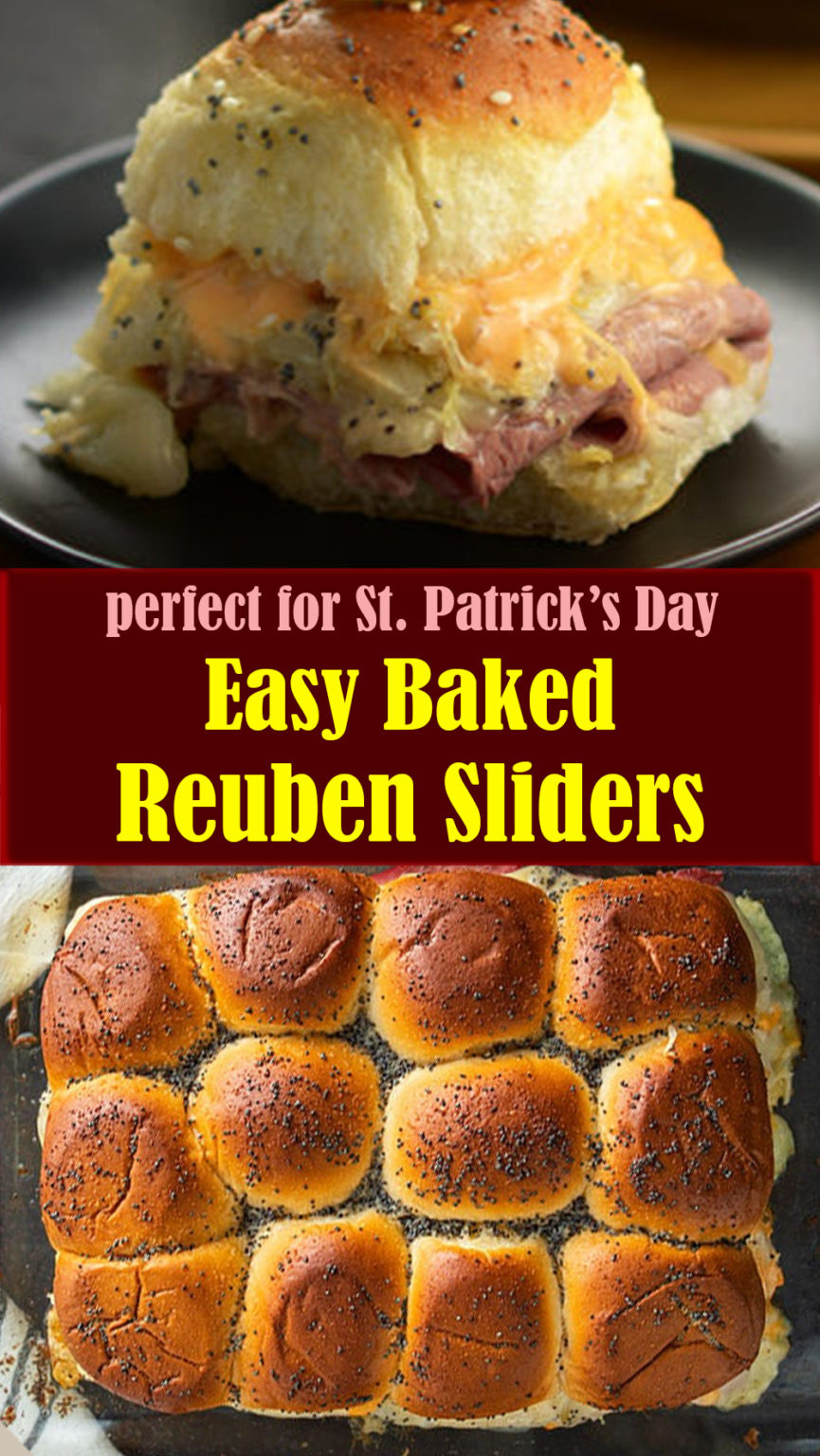 Baked Reuben Sliders Easy Party Food Real Housemoms