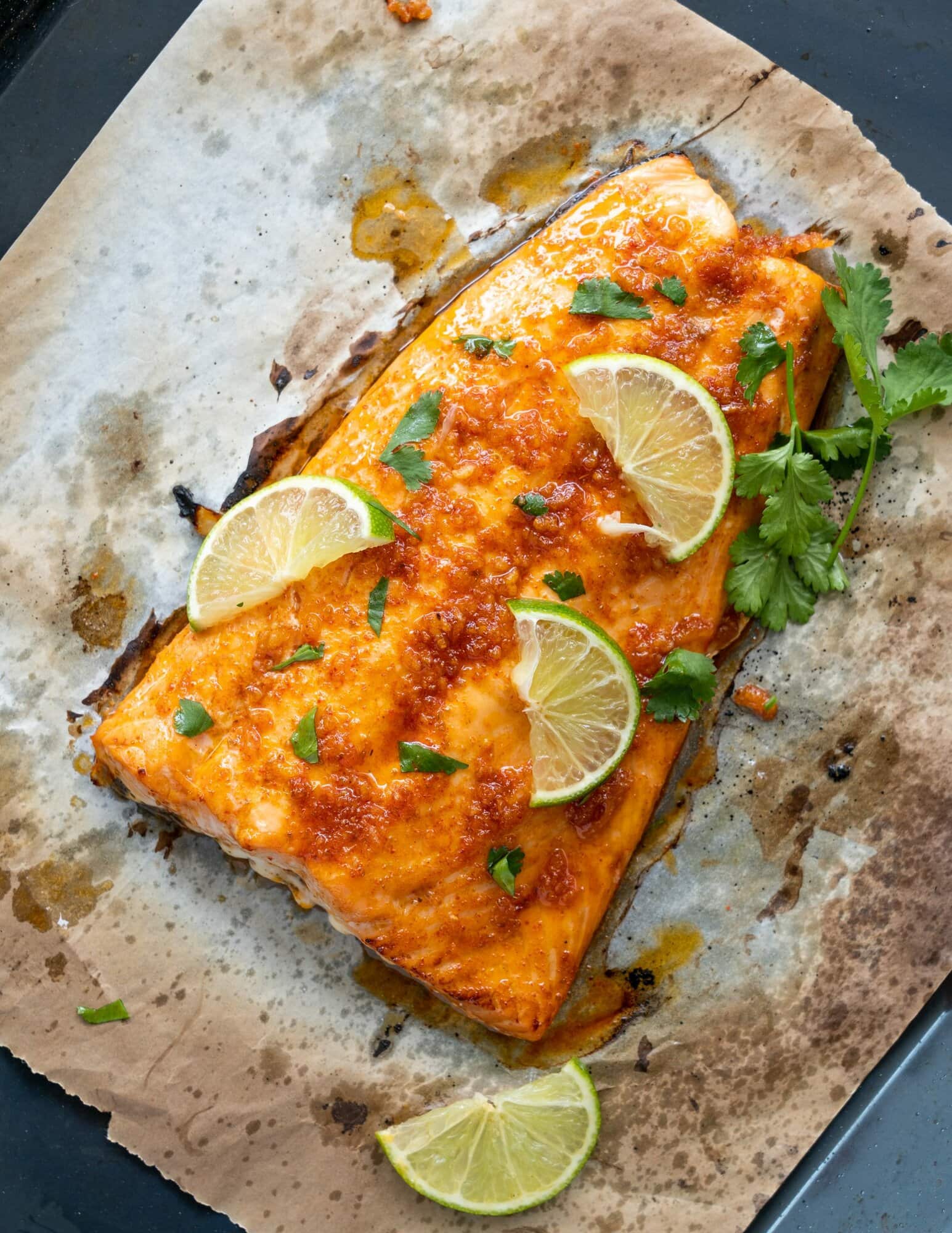 Baked Salmon In Chili Lime Marinade The Flavours Of Kitchen