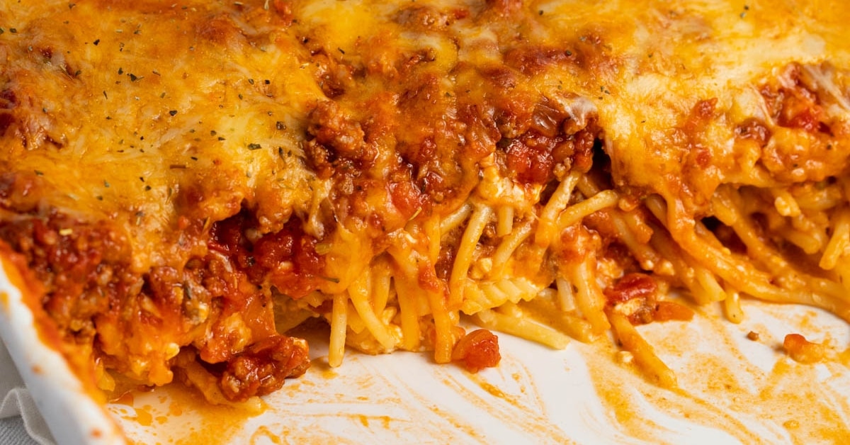 Baked Spaghetti Crazy Good