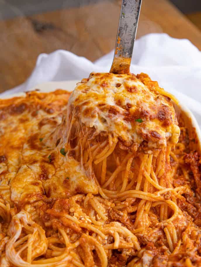 Baked Spaghetti Recipe Video Dinner Then Dessert