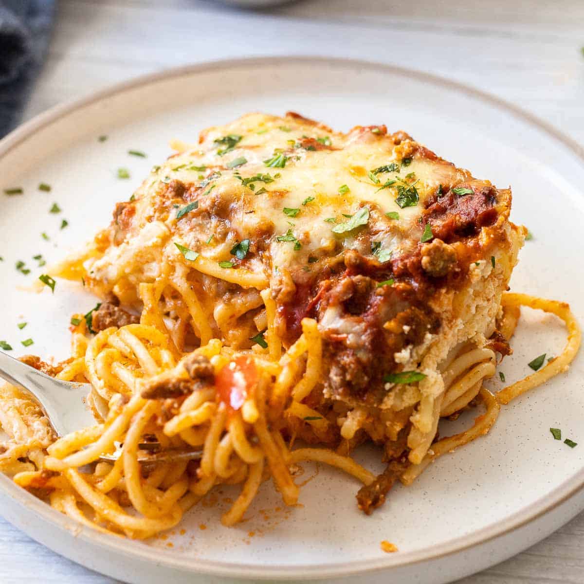 Baked Spaghetti Recipe With Ricotta And Cottage Cheese Deporecipe Co