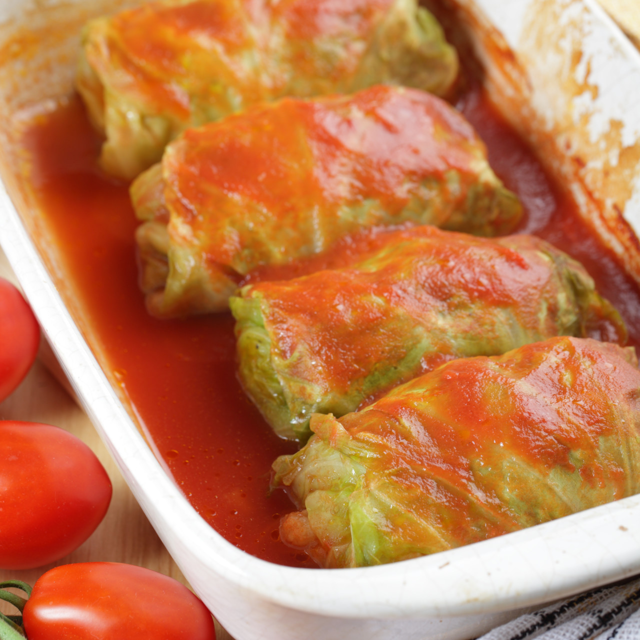 Baked Stuffed Cabbage Rolls Recipe