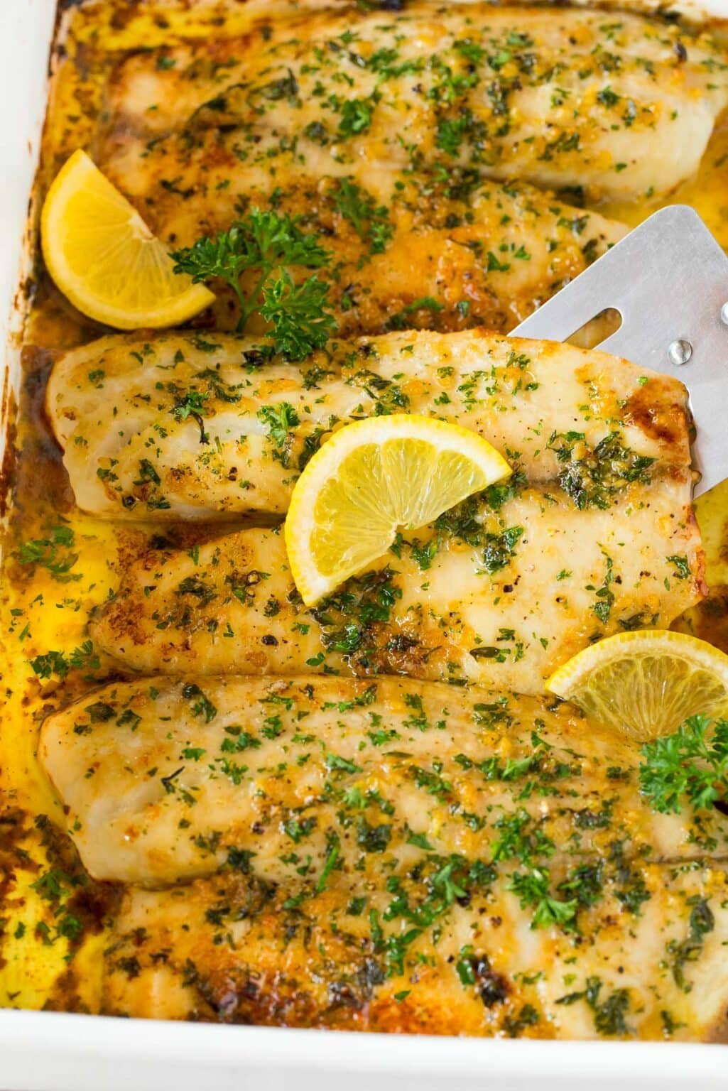 Baked Tilapia With Garlic Butter Dinner At The Zoo