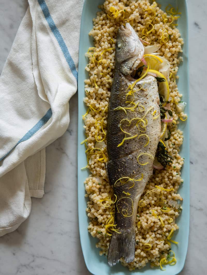 Baked Whole Branzino Fish Recipe Oven Roasted Branzino With Lemon