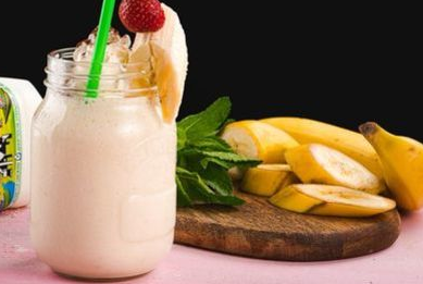 Banana Milkshake Easy Recipe In 1 Minute Youtube