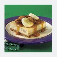 Bananas Foster Cheesecake Squares