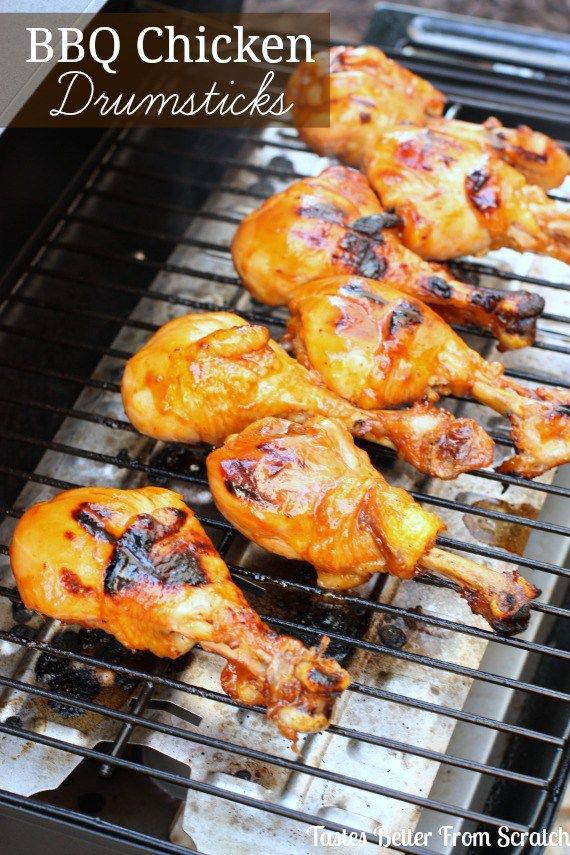 Barbecue Chicken Drumsticks In Homemade Barbecue Sauce Easy Bbq