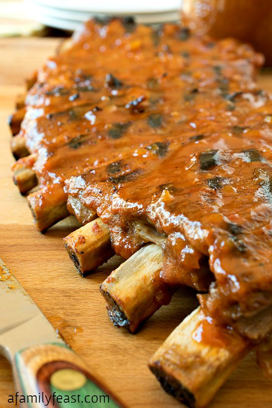 Barbecue Pork Ribs A Family Feast