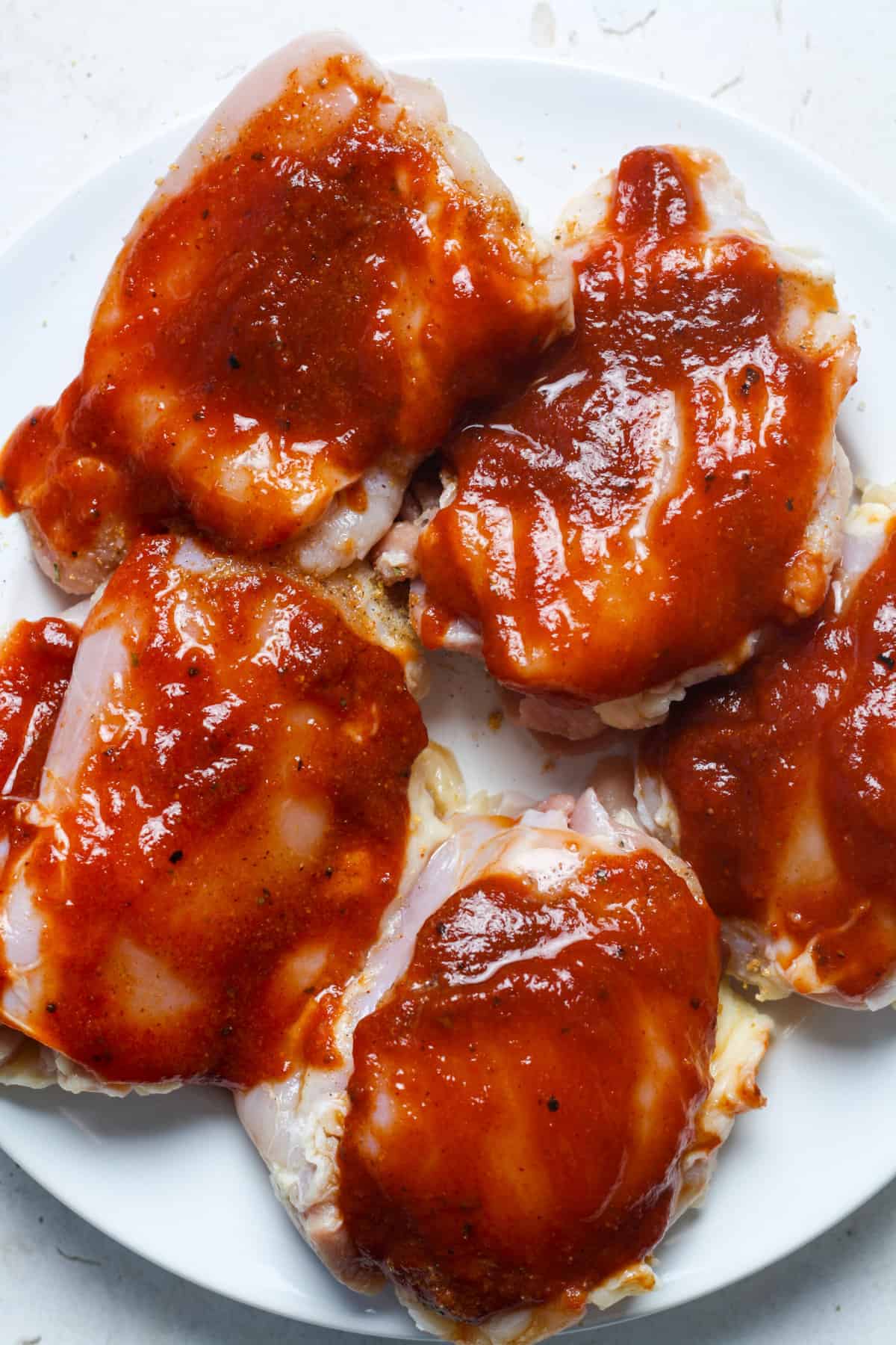 Bbq Chicken Thighs Organically Addison