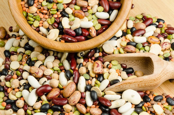 Beans And Corn With The Words Easy 15 Bean Recipes For National Bean Day On Top