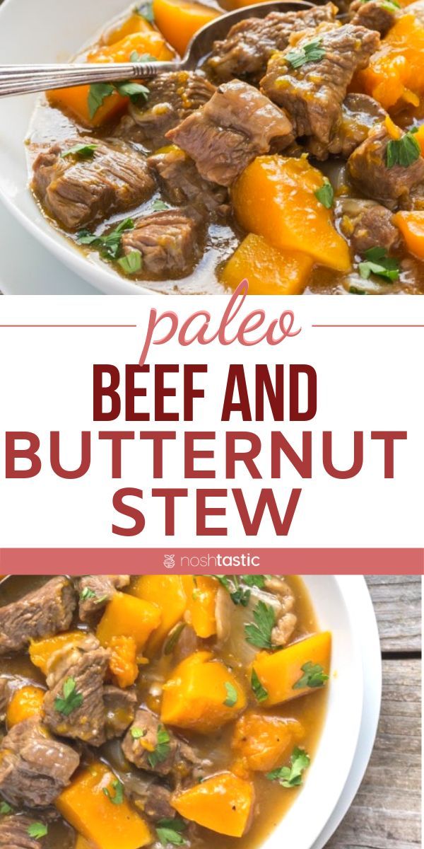 Beef And Butternut Squash Stew Recipe Gluten Free Paleo Whole30